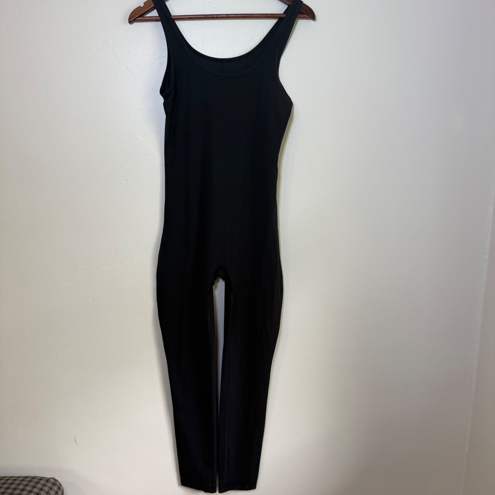 TnAction Divinity Sleeveless Full Length Active Jumpsuit Size Medium Black